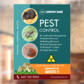 Dienstverlening Ongediertebestrijding Raamsticker (Vel 2)