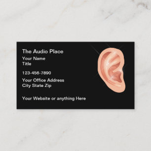 Dienstverlening voor audiologen en gehoorzorg visitekaartje