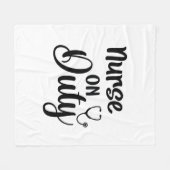 Dienstverzekering zestiende zuren fleece deken (Voorkant (Horizontaal))