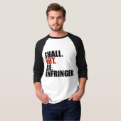 DIENT. DIE NIET. BE. INBREUK. Shirt (Voorkant volledig)