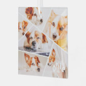 Dient Moderne Eenvoudige Aangepast 6 Afbeeldingen  Glas Ornament (Voorkant links)