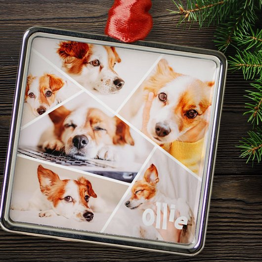 Dient Moderne Eenvoudige Aangepast 6 Afbeeldingen  Metalen Ornament