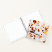 Dient Moderne Eenvoudige Aangepast 6 Afbeeldingen  Notitieboek (Binnen)