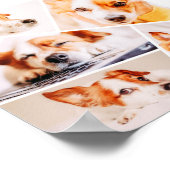 Dient Moderne Eenvoudige Aangepast 6 Afbeeldingen  Poster (Hoek)