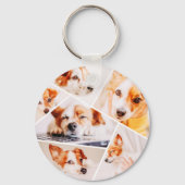 Dient Moderne Eenvoudige Aangepast 6 Afbeeldingen  Sleutelhanger (Voorkant)