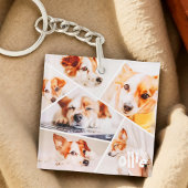 Dient Moderne Eenvoudige Aangepast 6 Afbeeldingen Sleutelhanger