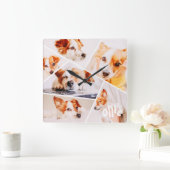 Dient Moderne Eenvoudige Aangepast 6 Afbeeldingen  Vierkante Klok (Huis)