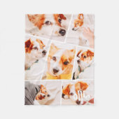 Dient Moderne Eenvoudige Aangepast 7 Afbeeldingen  Fleece Deken (Voorkant)