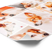 Dient Moderne Eenvoudige Aangepast 9 Foto's Collag Foto Afdruk (Hoek)