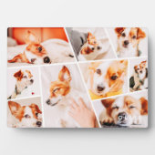 Dient Moderne Eenvoudige Aangepast 9 Foto's Collag Fotoplaat (voorkant)