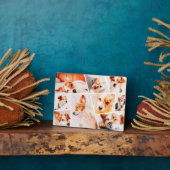 Dient Moderne Eenvoudige Aangepast 9 Foto's Collag Fotoplaat (Zijkant)