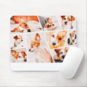 Dient Moderne Eenvoudige Aangepast 9 Foto's Collag Muismat (Met muis)