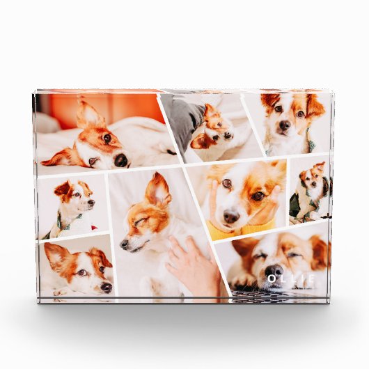 Dient Moderne Eenvoudige Aangepaste 9 Afbeeldingen Fotoblokken (Voorkant)