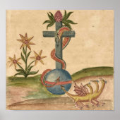 Dient voor Cross Orb van Clavis Artis Manuscript Poster (Voorkant)