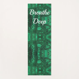 Diep Ademhalen Groene Abstracte Kalmerende Boodsch Yogamat