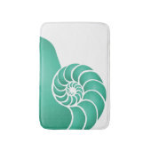 Diep Aqua Nautilus Nautical Seaside Badmat (Voorkant Verticaal)