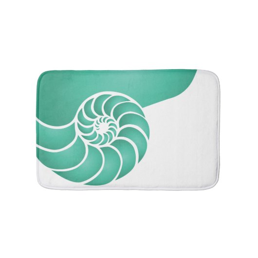 Diep Aqua Nautilus Nautical Seaside Badmat (Voorkant)