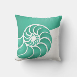 Diep Aqua Nautilus Nautical Seaside Kussen