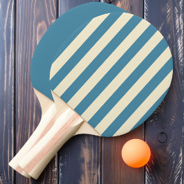 Diep Aqua Polo Strepen en Effen Tafeltennisbatje