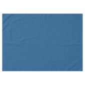 Diep azuurblauw tafelkleed (Voorkant (Horizontaal))