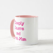 Diep bizarre en anti-mens mok (Voorkant links)