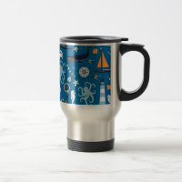 Diep blauw Alle Dingen Nautisch