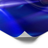 Diep blauw. poster (Hoek)