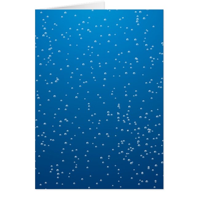 Diep Blauw Water en Kleine Bellen (Voorkant)