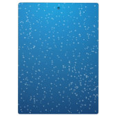 Diep Blauw Water en Kleine Bellen Klembord (Achterkant)