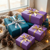 Diep Blauwgroen Blauw Inpakpapier Elegante Effen K