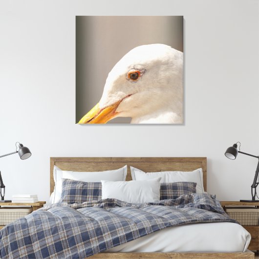 diep denken canvas afdruk (Insitu (Slaapkamer))