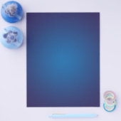 Diep donkerblauw korrelig vignetteffect flyer (Enkel)