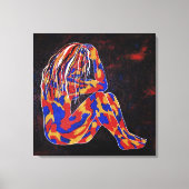 diep doordacht canvas afdruk (Voorkant)