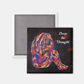 diep doordacht magneet (Voorkant / Achterkant)