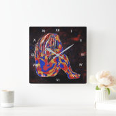 diep doordacht vierkante klok (Huis)