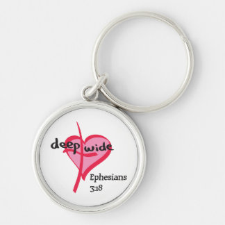 Diep en breed sleutelhanger