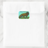 Diep gefrituurde wolf sticker (Tas)