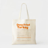 Diep gefrustreerd Shirt Thanksgiving Voeding Fac Tote Bag (Voorkant)