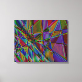 Diep gekleurd Abstract kunstcanvas Canvas Afdruk