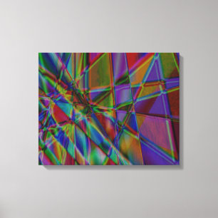 Diep gekleurd Abstract kunstcanvas Canvas Afdruk