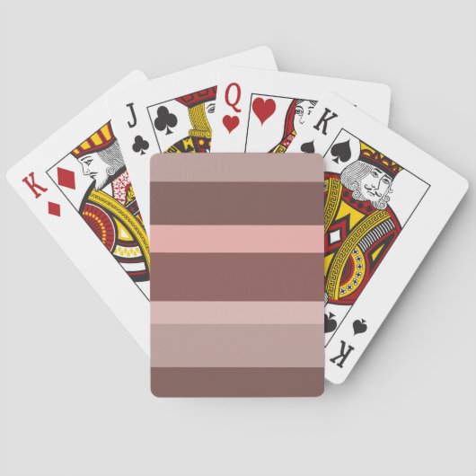 Diep gekleurd blok pokerkaarten (Achterkant)
