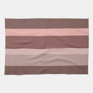 Diep gekleurd blok theedoek