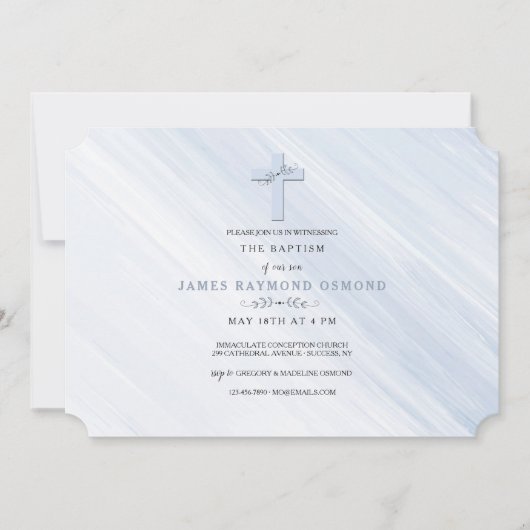 Diep geloof religieuze uitnodiging (Voorkant)