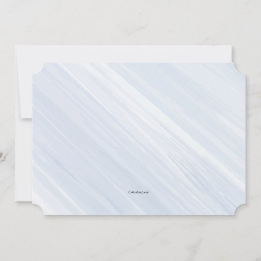 Diep geloof religieuze uitnodiging (Achterkant)