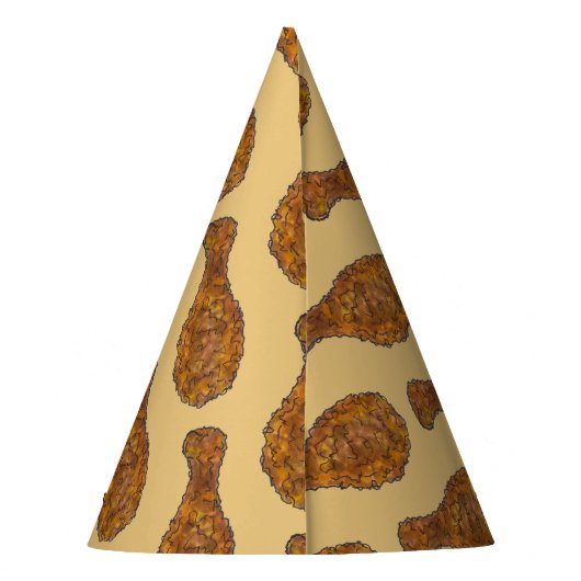 Diep gevlekte kip Drumstick - soep Feesthoedjes (Achterkant)