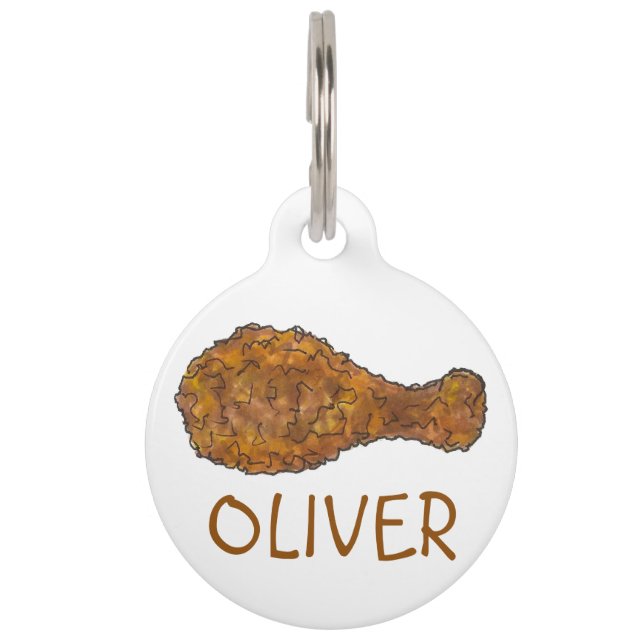 Diep gevlekte kip Drumstick - soep Huisdierpenning (Voorkant)