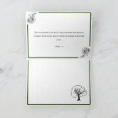 "Diep Geworteld" Psalmen Schrift Groet Kaart (Binnen)
