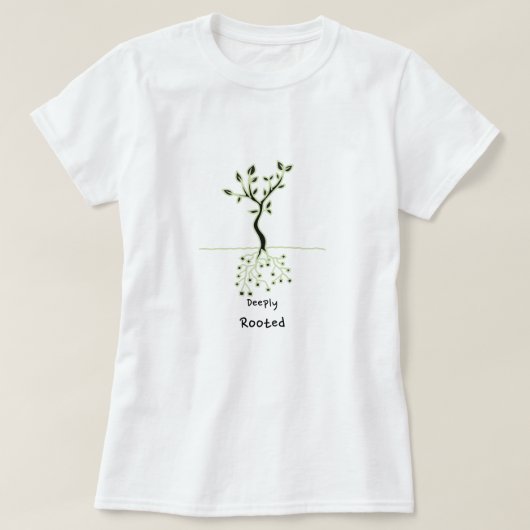 diep geworteld t-shirt (Design voorkant)