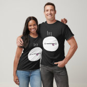 Diep grappig gezicht t-shirt (Unisex)