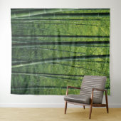 Diep groen bos achtergrond of decor wandkleed (In Situ (horizontaal))